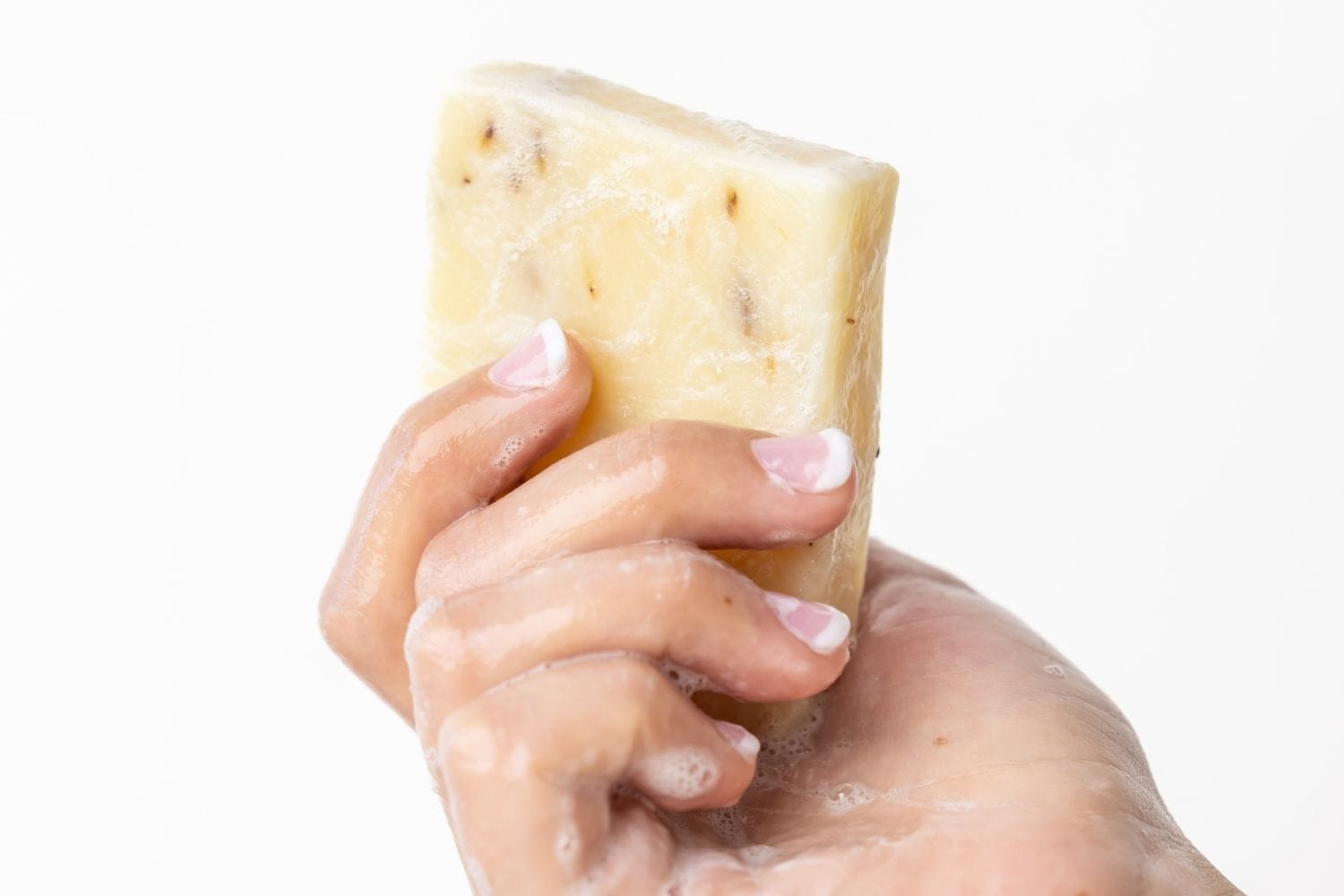Lizush NATURAL SOAP BAR 2 x Lemongrass Natural Soap Bar, Handmade Body Soap Gift