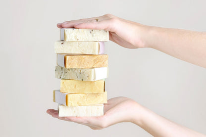Set of  6 Handmade cold process ,Natural Soap Bars in gift Set box - My American Goods