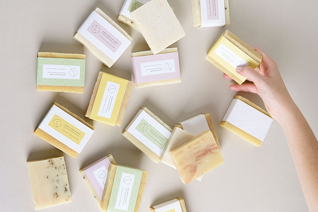 2x Natural Cold Process Soap Bar with Essential oils - My American Goods