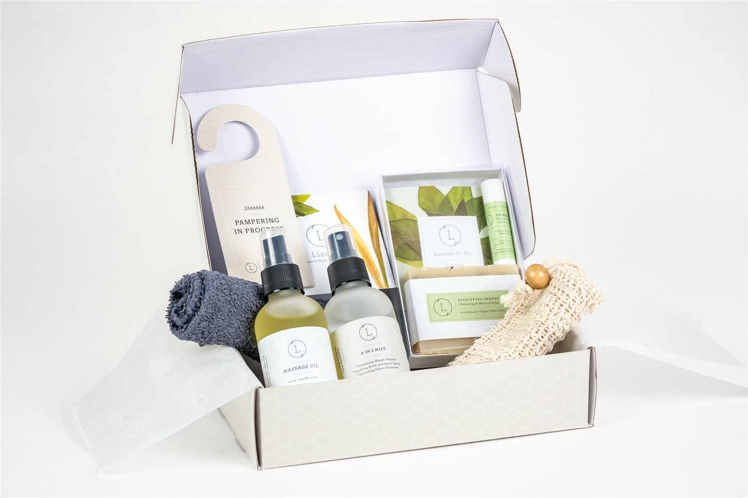 Lizush No Massage couple Gift Box For Men and Women, Special soothing and massaging Set