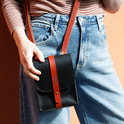 The Local Branch Leather Two-tone The Navigator Satchel - USA Made