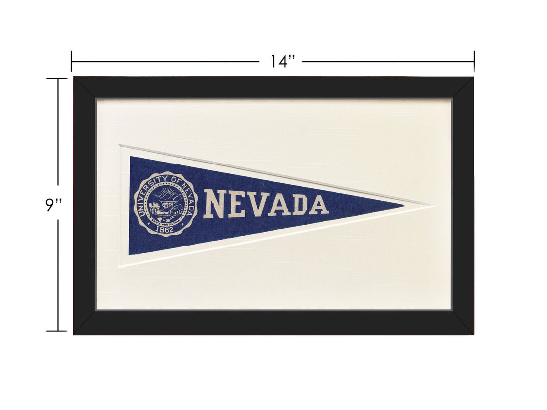 Vintage University of Nevada Hormel Pennant