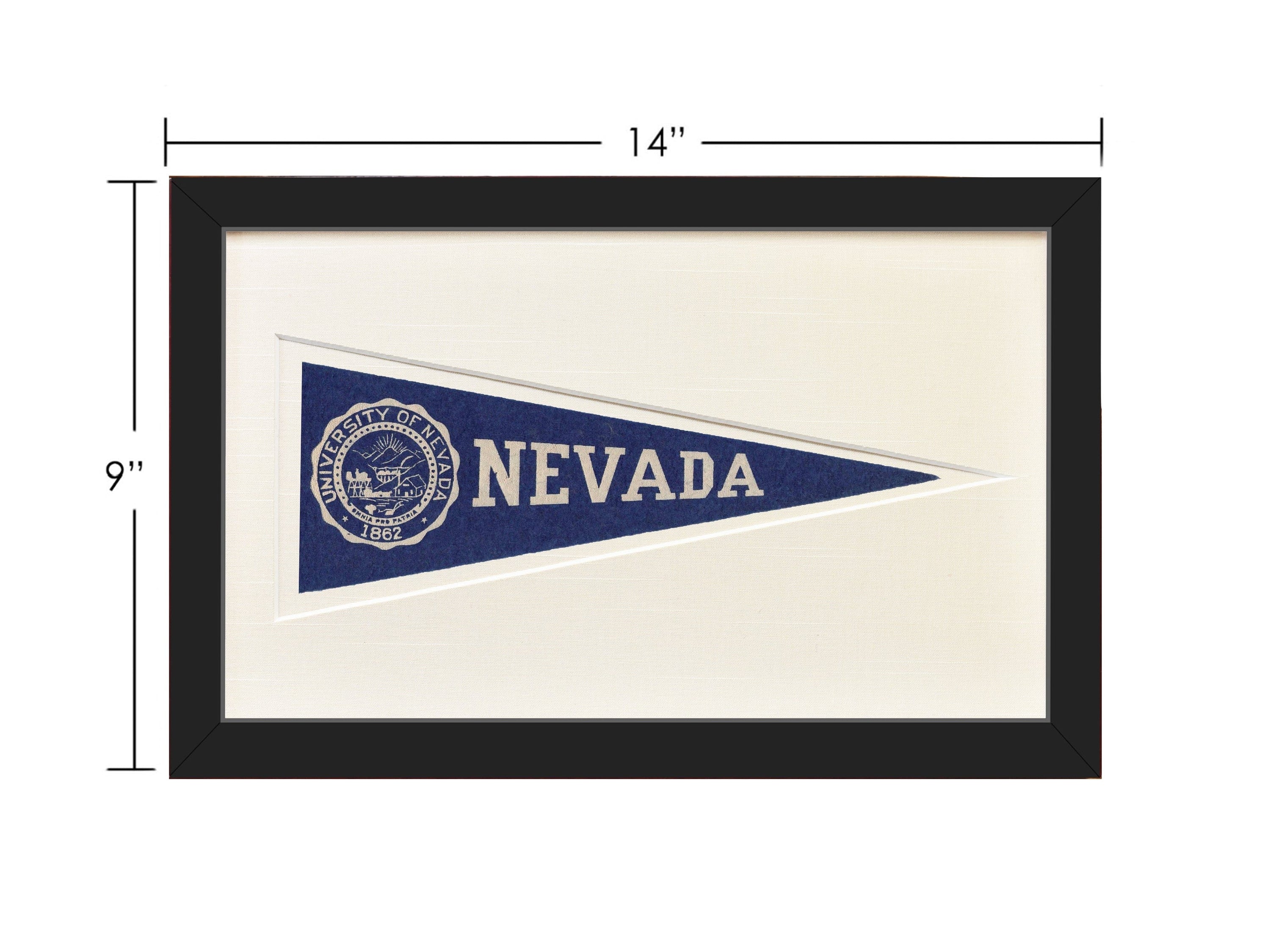 Americana Memories Vintage University of Nevada Hormel Pennant
