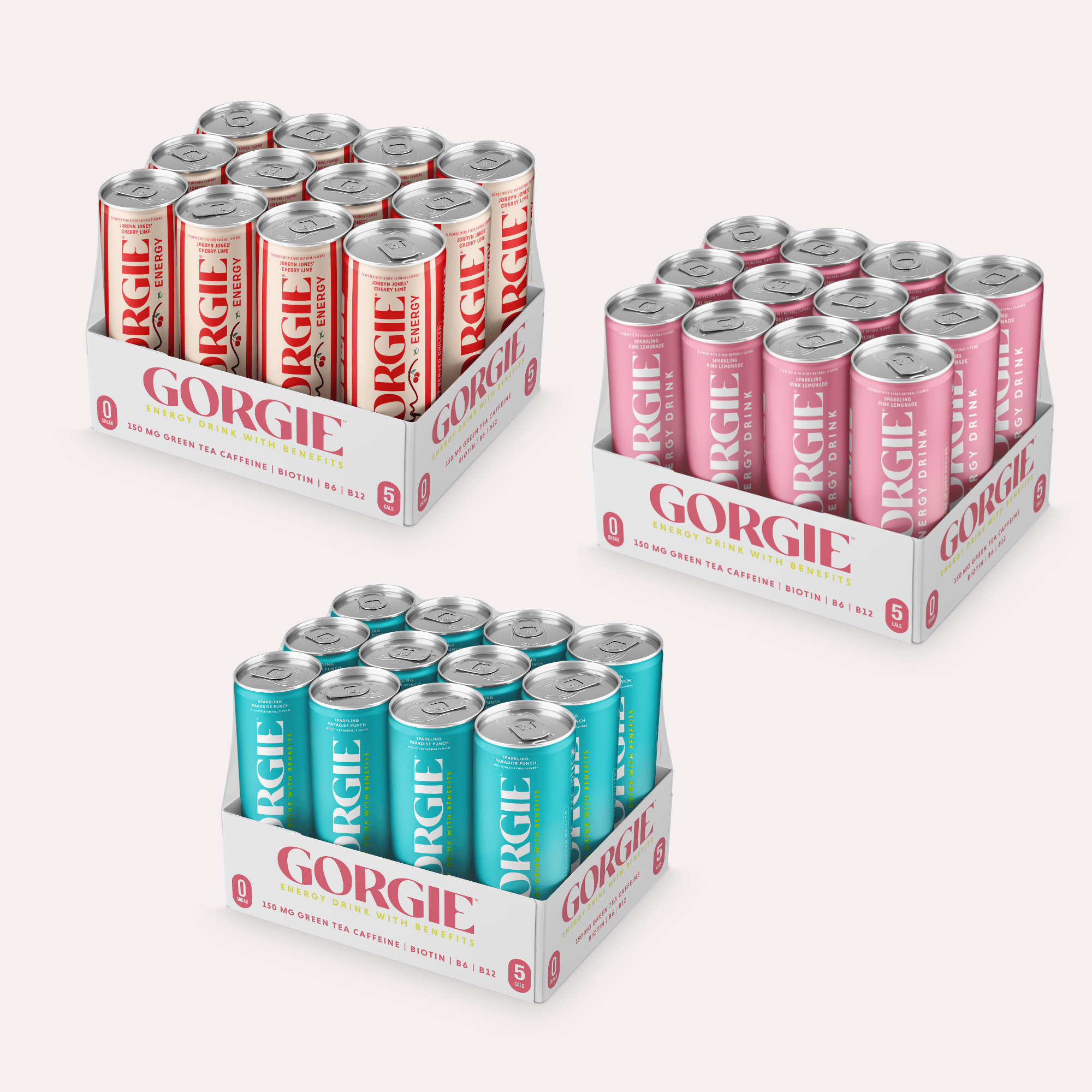 GORGIE Bundle - Cherry, Punch, Pink Lemonade