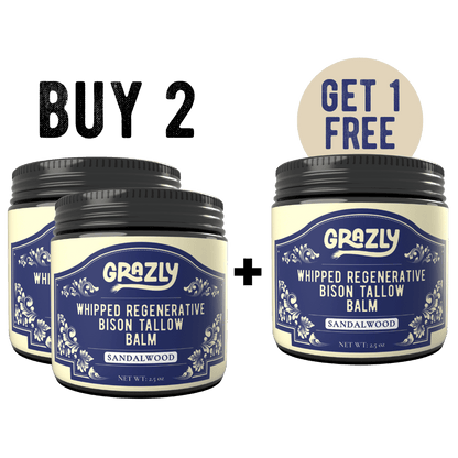 Whipped Bison Tallow &amp; Manuka Honey Moisturizing Balm