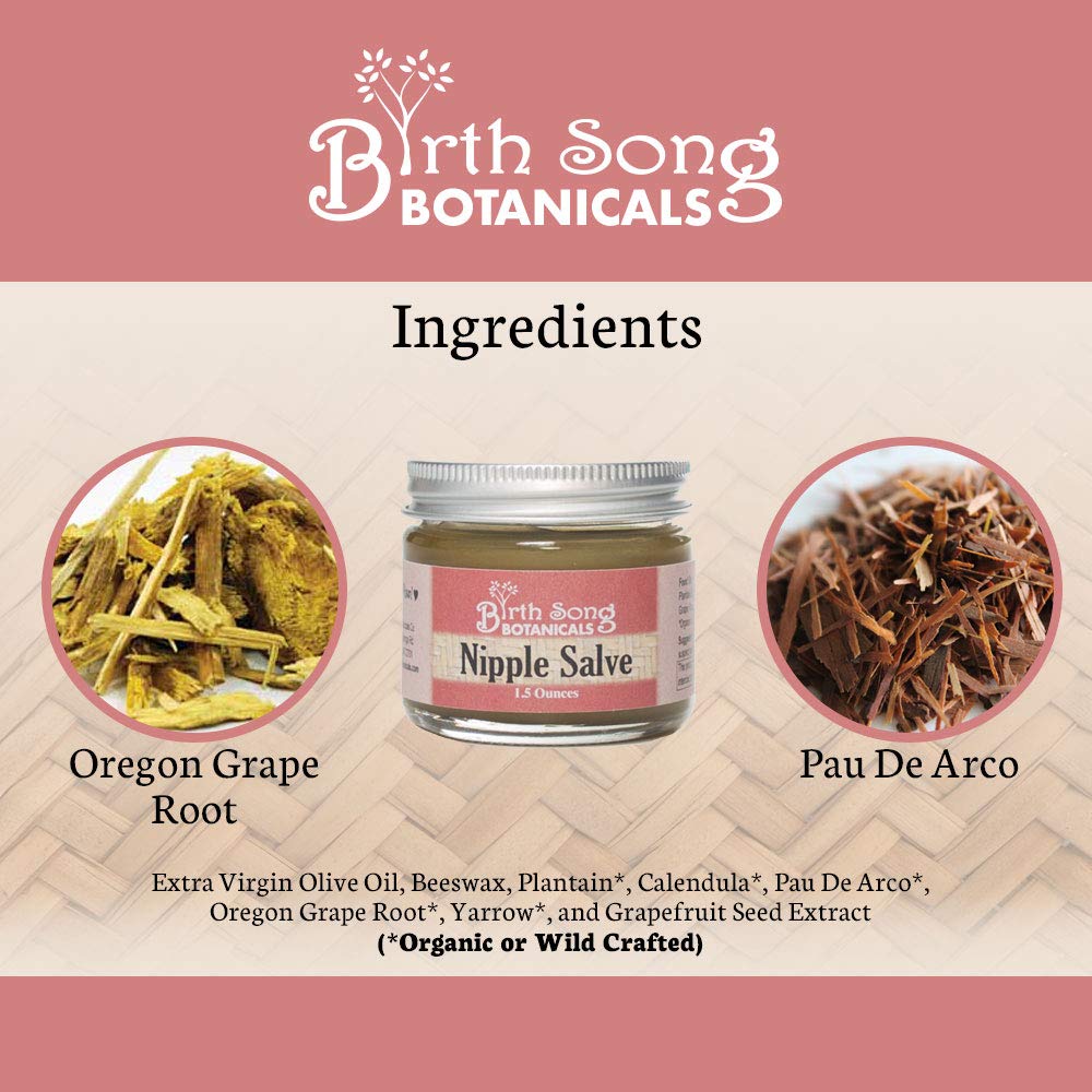 Nipple Salve, Soothing Herbal Nipple Butter for Breastfeeding and Lactation - My American Goods