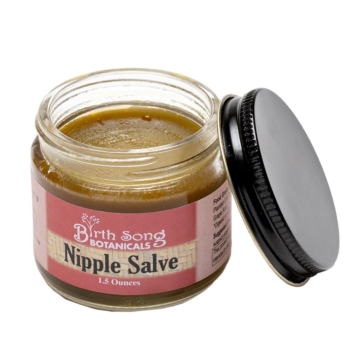 Birth Song Botanicals Co. Skin Care Nipple Salve, Soothing Herbal Nipple Butter for Breastfeeding and Lactation