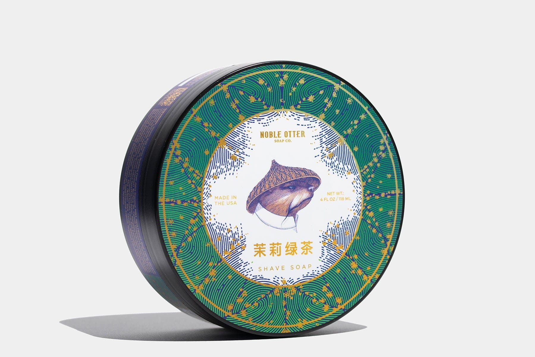 Noble Otter Shaving Soap Jasmine Green Tea Shave Soap