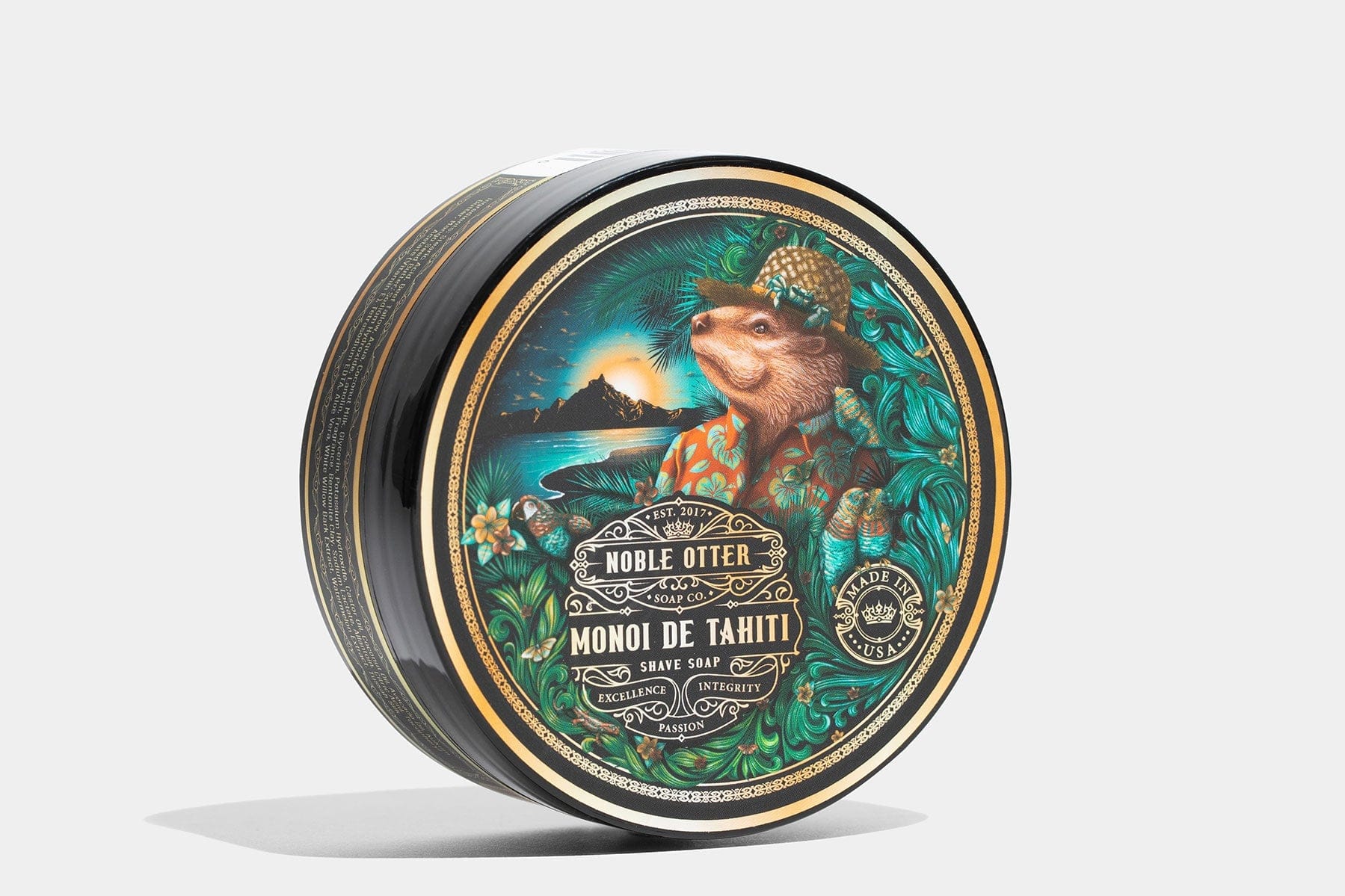 Noble Otter Shaving Soap Monoi de Tahiti Shave Soap