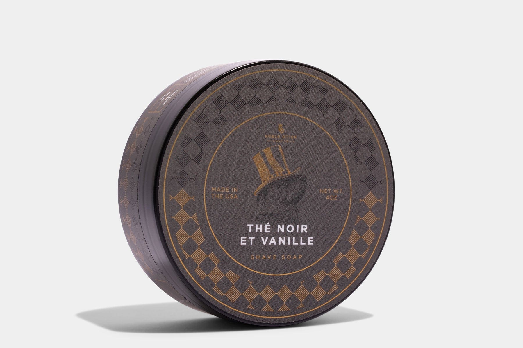 Noble Otter Shaving Soap Thé Noir et Vanille Shave Soap
