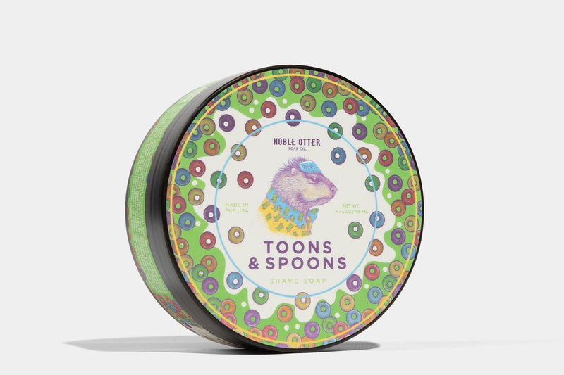 Noble Otter Shaving Soap Toons & Spoons Shave  Soap