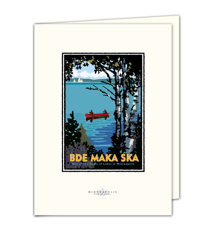 Landmark MN | Bde Maka Ska Minneapolis Art Print - My American Goods