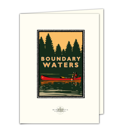 Landmark MN | Boundary Waters Winter Art Print - My American Goods