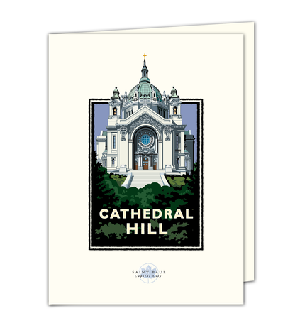 Landmark MN | Cathedral Hill St Paul Art Print - My American Goods