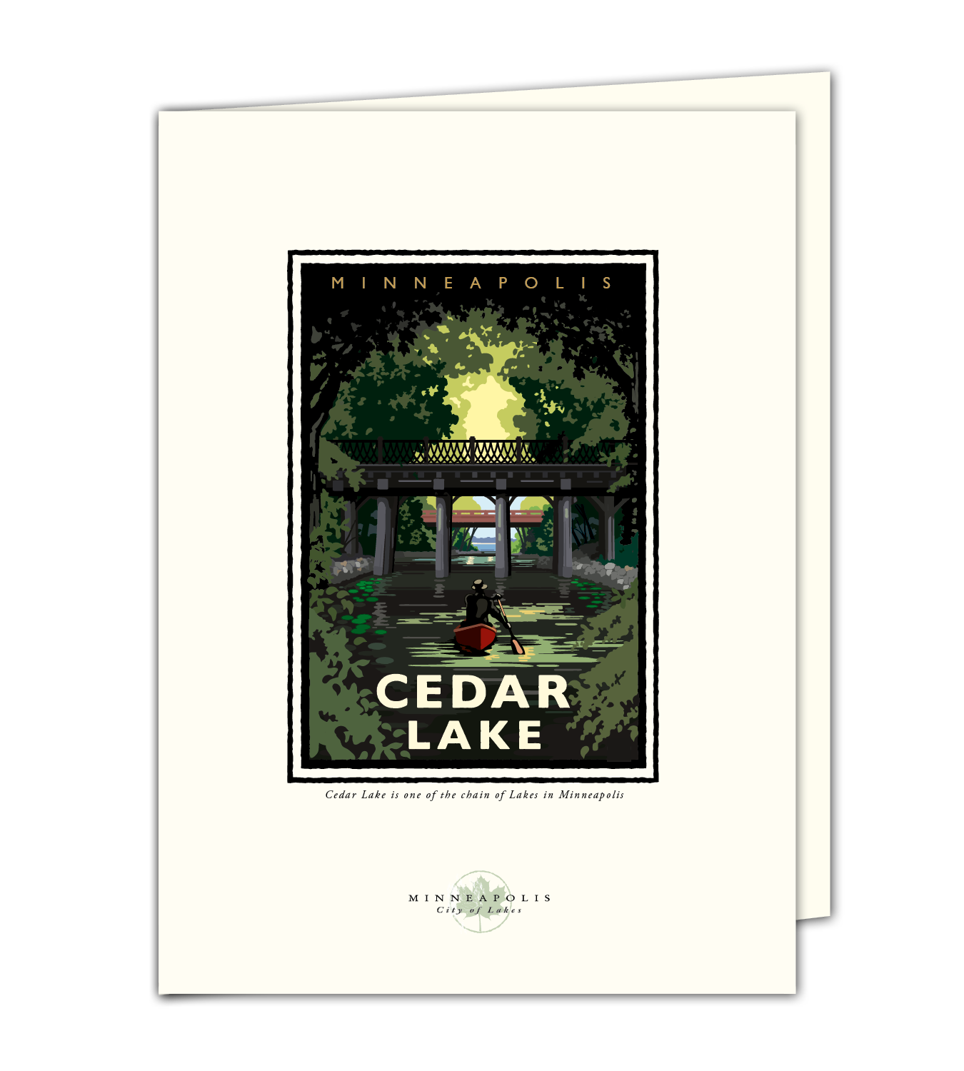 Landmark MN | Cedar Lake Minneapolis Art Print - My American Goods