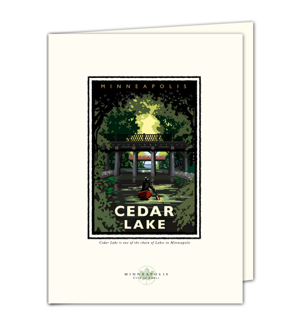 Landmark MN | Cedar Lake Minneapolis Art Print - My American Goods