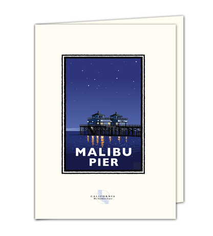 Landmark CA | Malibu Pier Night - My American Goods