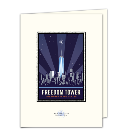 Landmark NY | Freedom Tower - One World Trade Center NYC Art Print - My American Goods