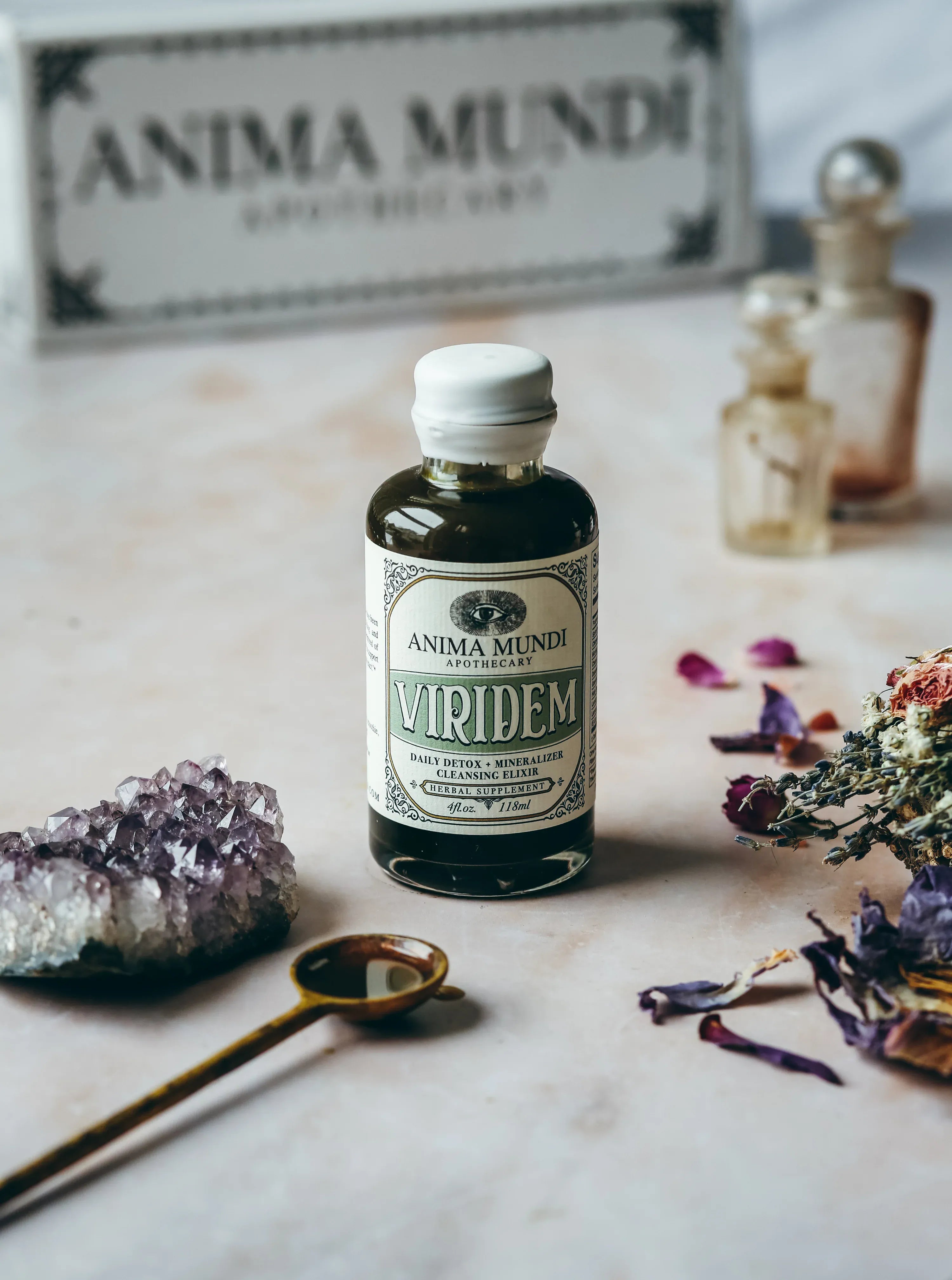 Anima Mundi Herbal supplements VIRIDEM Elixir | Daily Detox Support + Mineralizer*