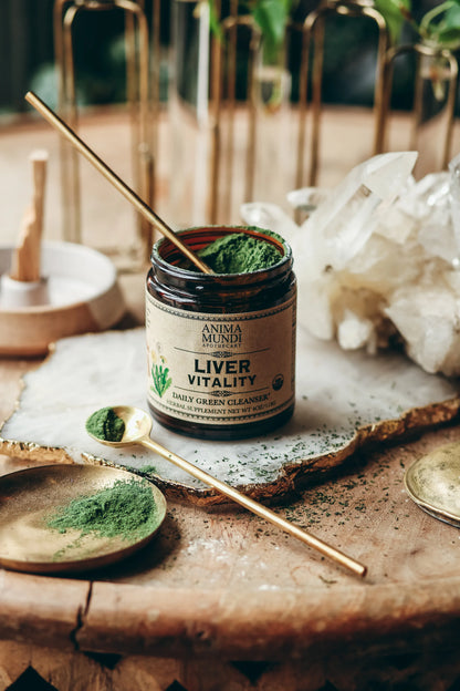 Anima Mundi Herbal supplements LIVER VITALITY Super Greens | Daily Cleansing Powder*