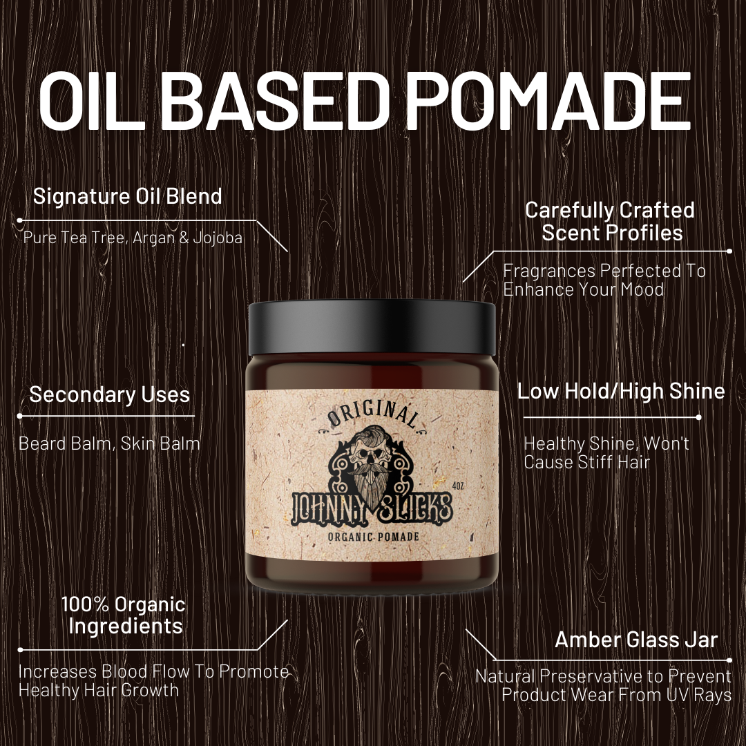 Organic Oil Based Pomade - My American Goods
