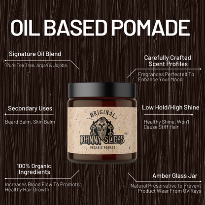 Organic Oil Based Pomade - My American Goods