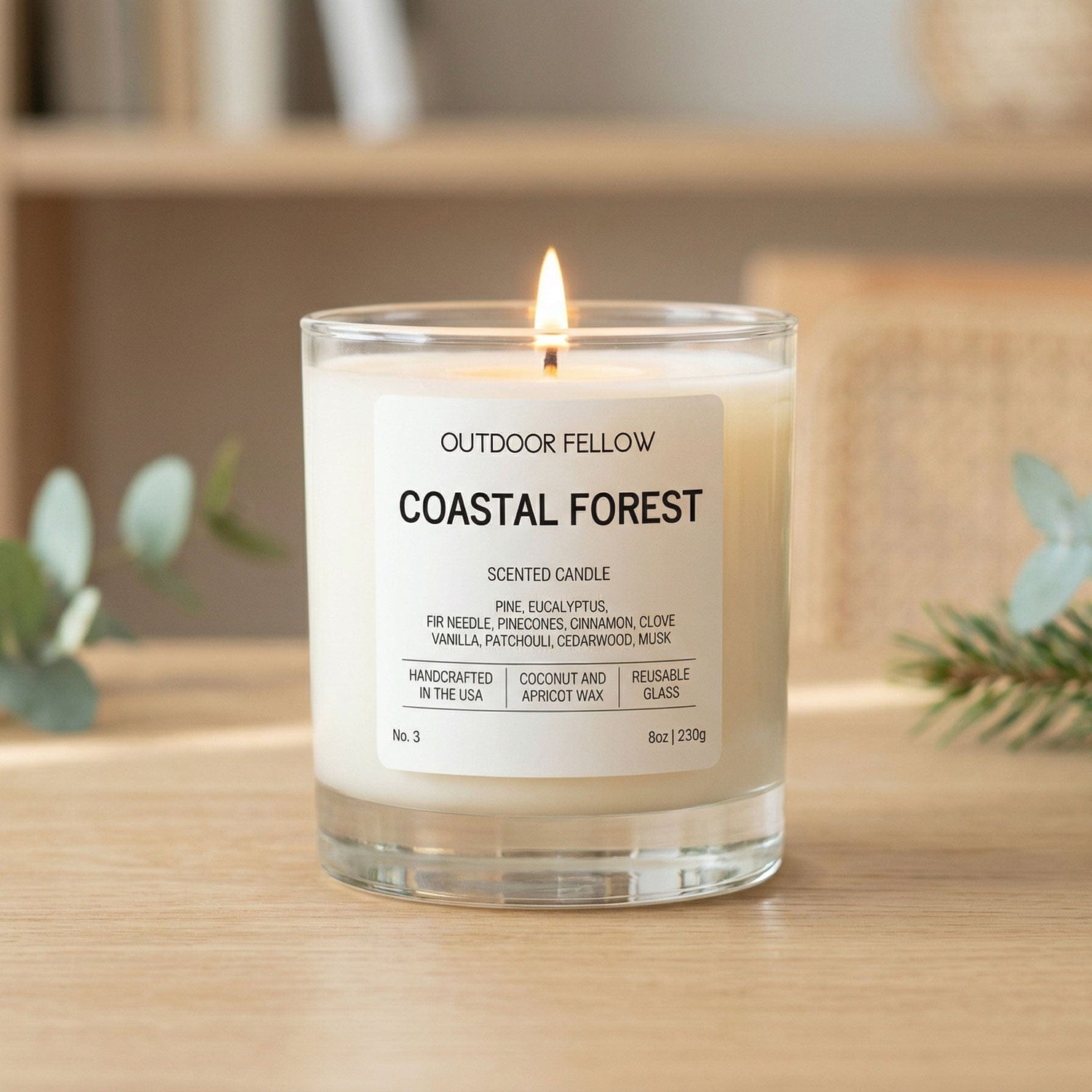 Outdoor Fellow Candles Coastal Forest Scented Candle