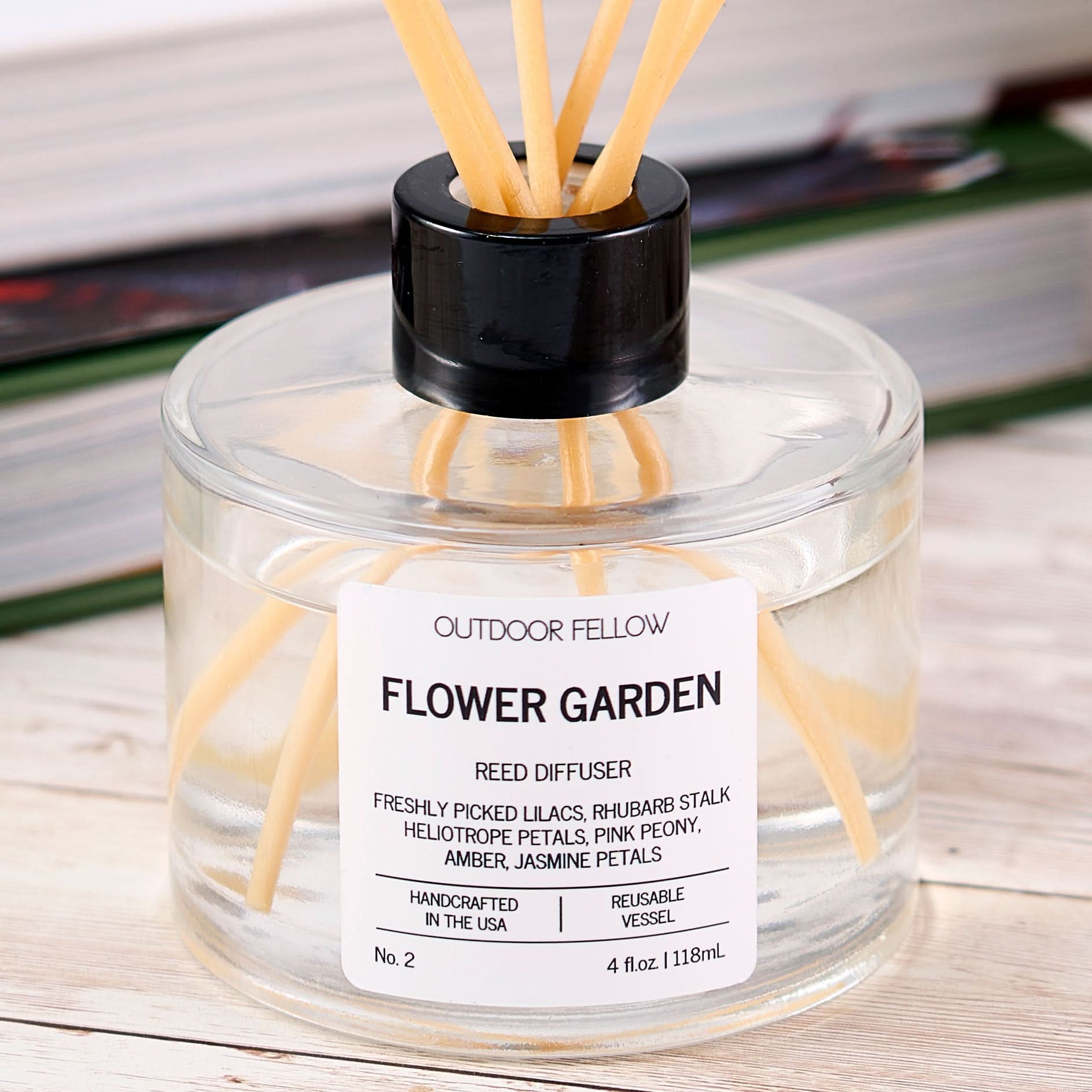 Outdoor Fellow Reed Diffuser Flower Garden Reed Diffuser