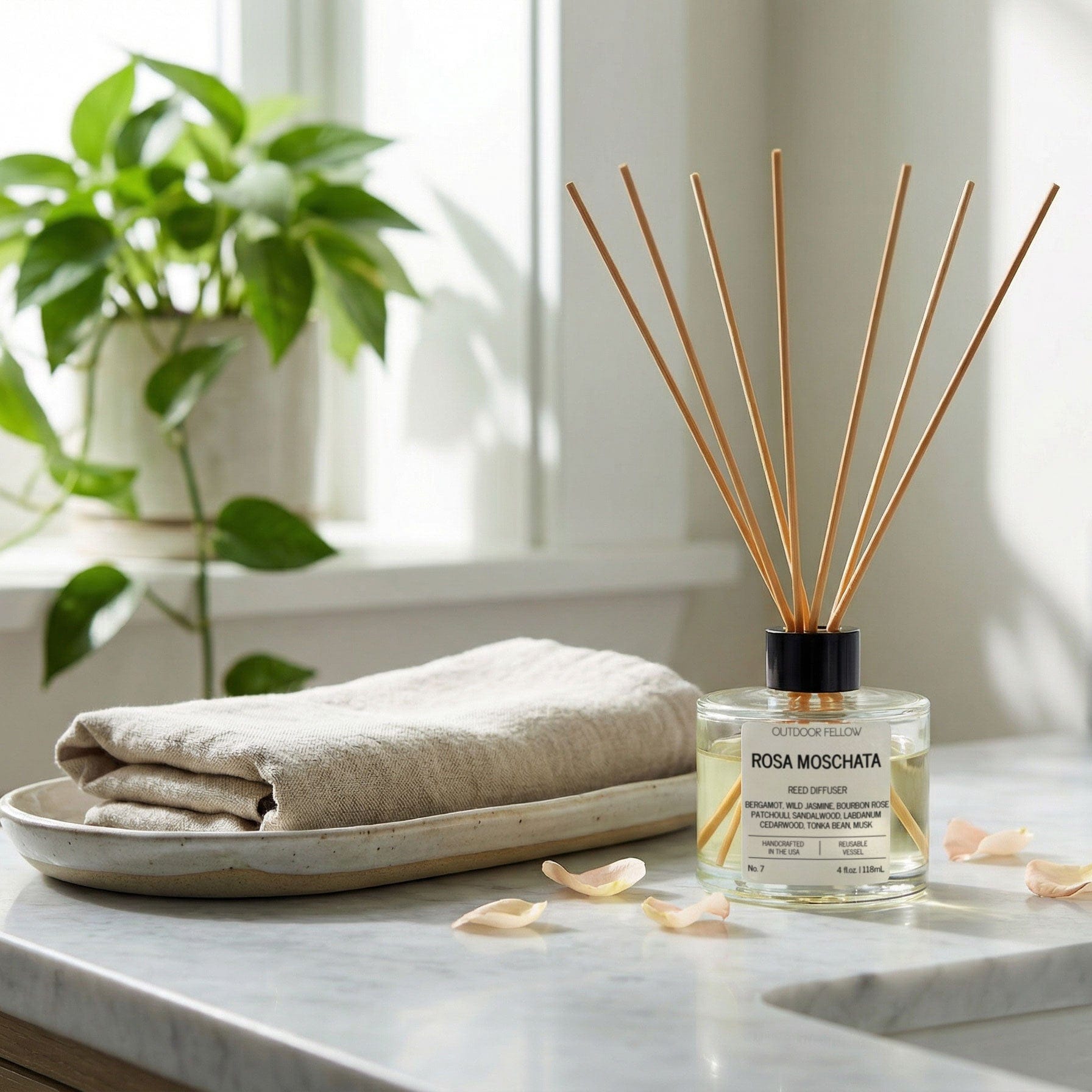 Outdoor Fellow Reed Diffuser Rosa Moschata Reed Diffuser