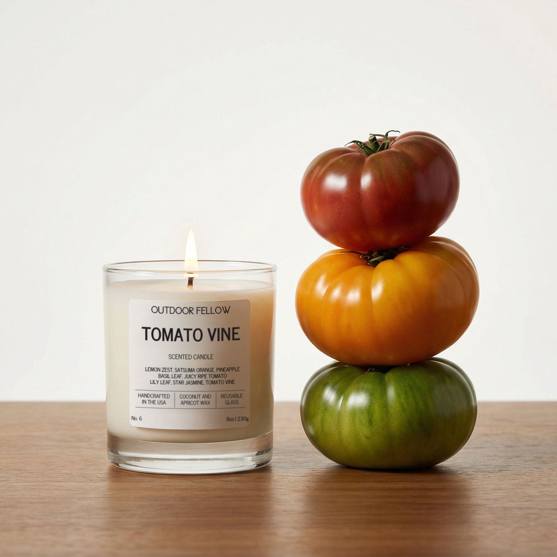 Outdoor Fellow Candles Tomato Vine Scented Candle