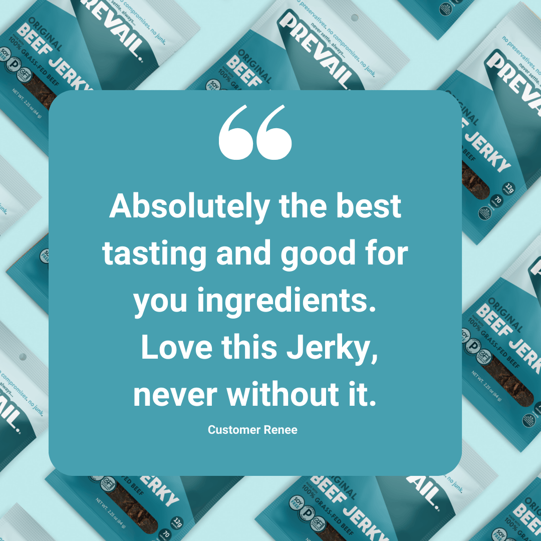 PREVAIL Jerky Jerky Original Beef Jerky Single Serve 8 pack