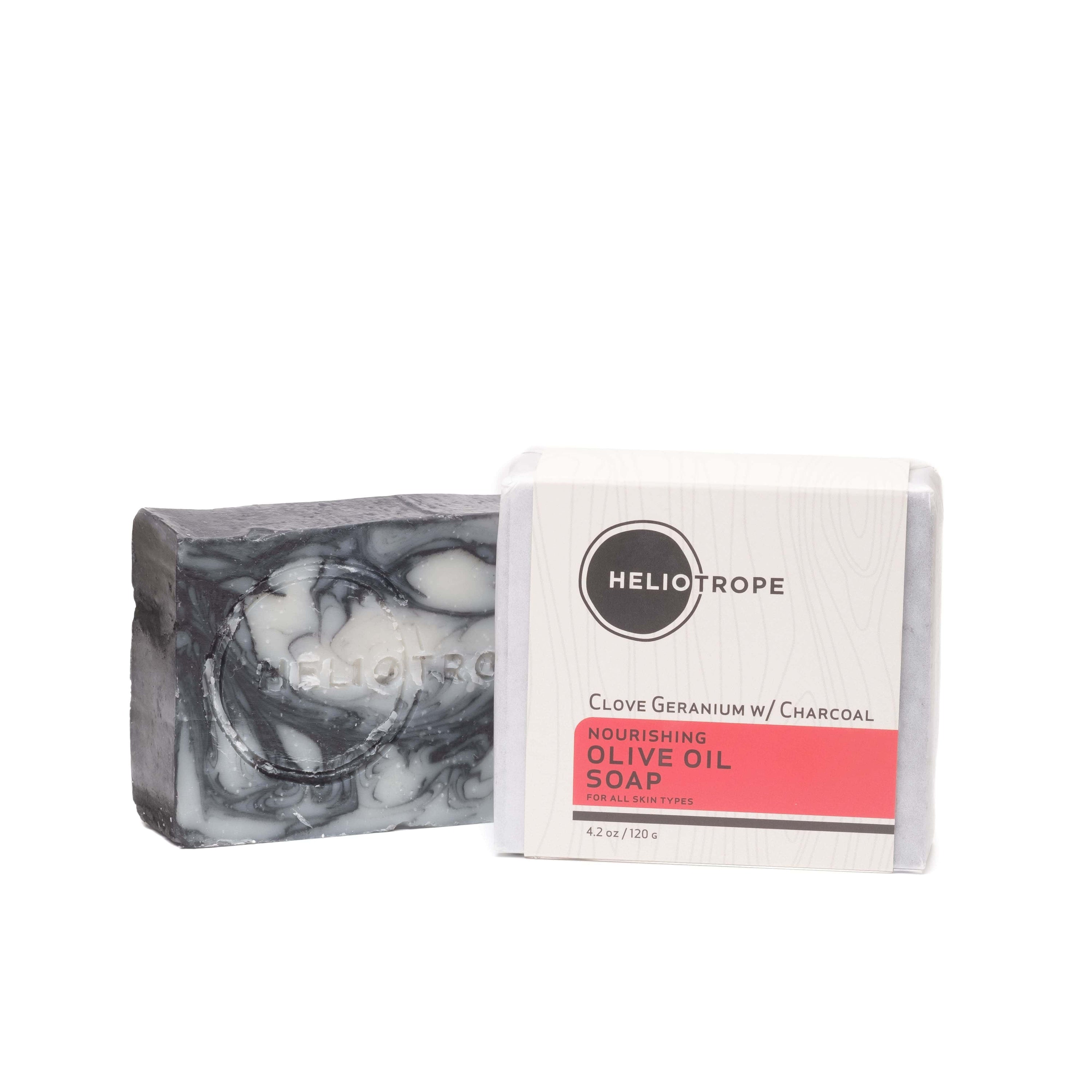 Heliotrope SF Soap Clove Geranium Nourishing Olive Oil Soaps - NEW SCENT!