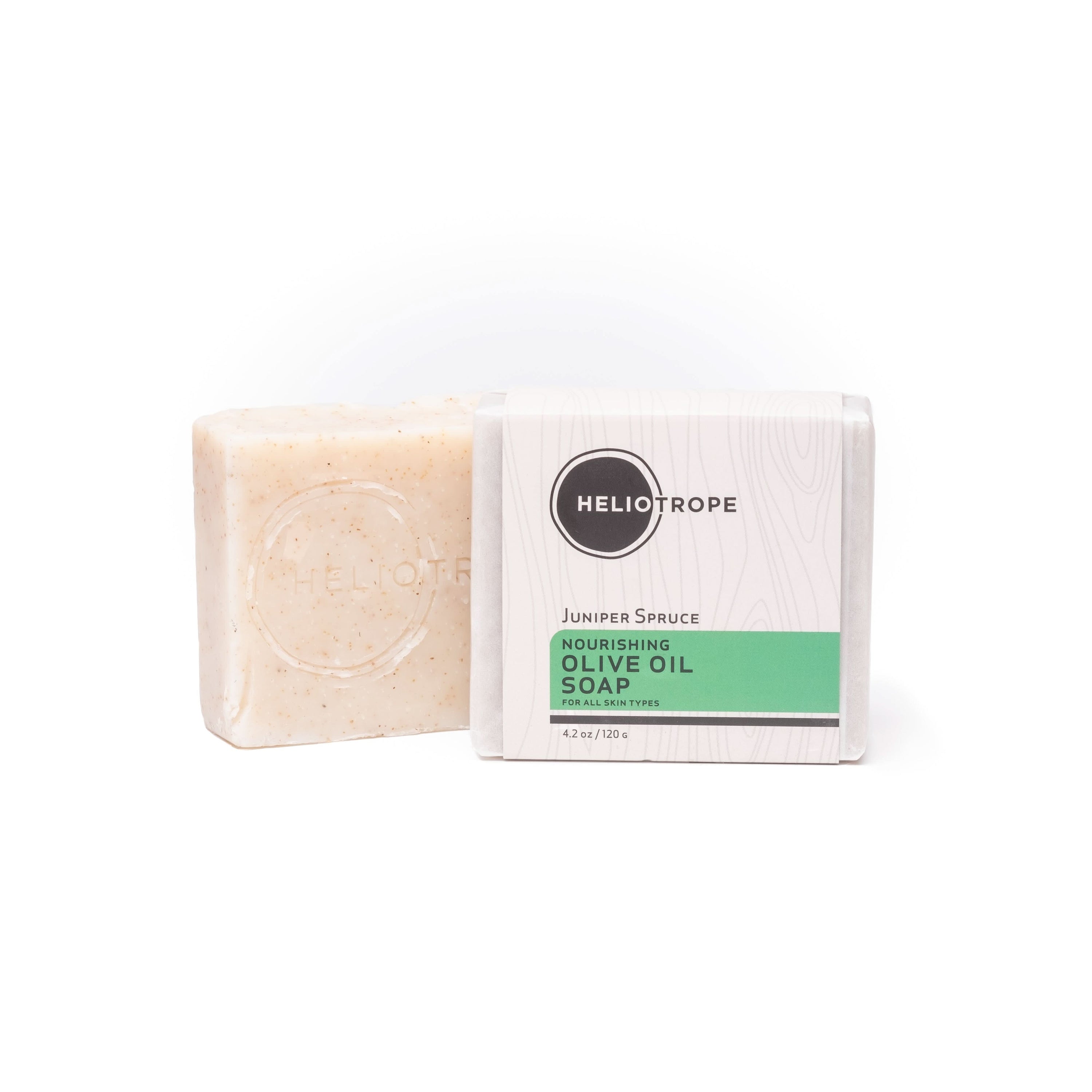 Heliotrope SF Soap Juniper Spruce Nourishing Olive Oil Soaps - NEW SCENT!