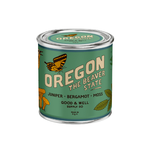 Good &amp; Well Supply Co Candles Half Pint / 8oz / Cotton Wick Oregon State Candle
