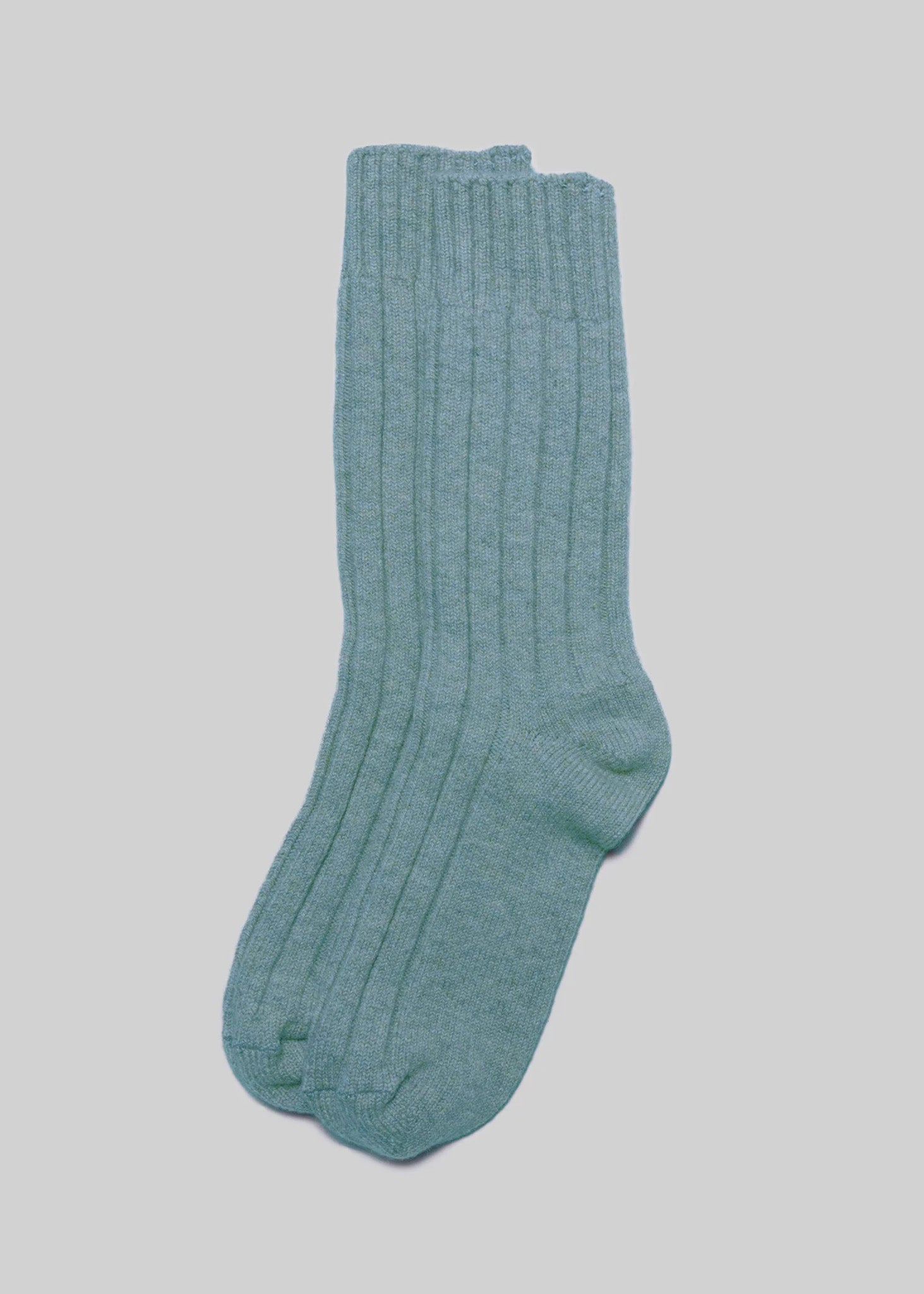 American Trench Socks ORIBE GREEN / m The Cashmere Oxford Sock