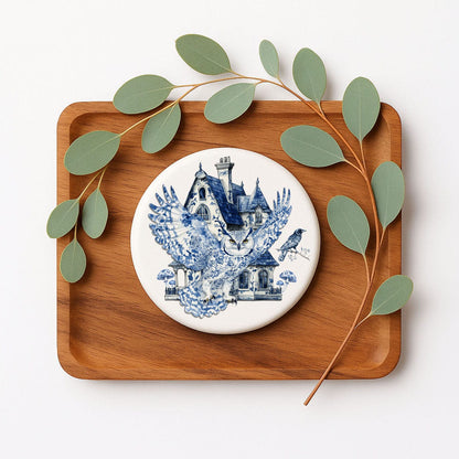 Gia Roma Coaster Chinoiserie Halloween Coasters