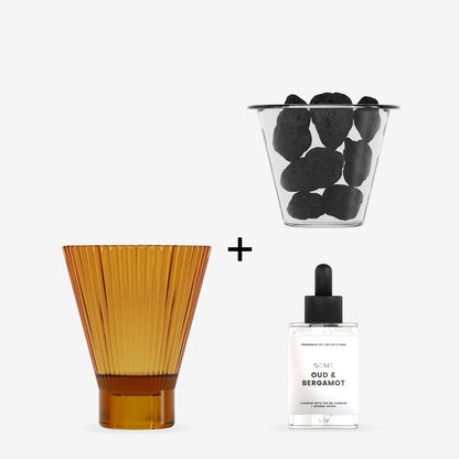 OZAIZ Lava Rock Diffuser ZAI Lava Rock Diffuser - Cedar &amp; Black Cherry