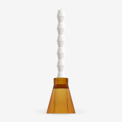 ZAI Tumbler + Geometric Pillar Candle in Ivory