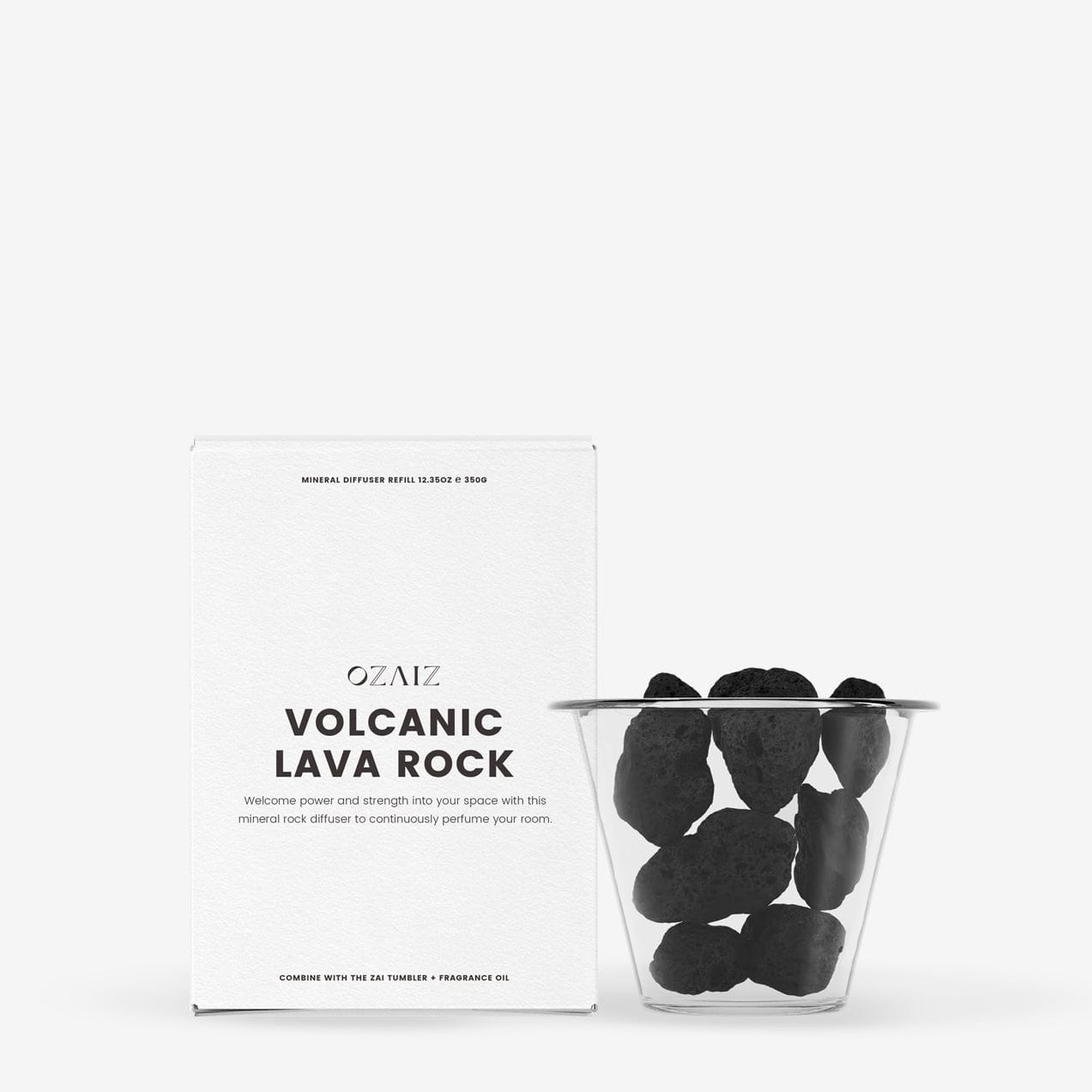 OZAIZ Lava Rock Diffuser ZAI Lava Rock Diffuser - Oud &amp; Bergamot