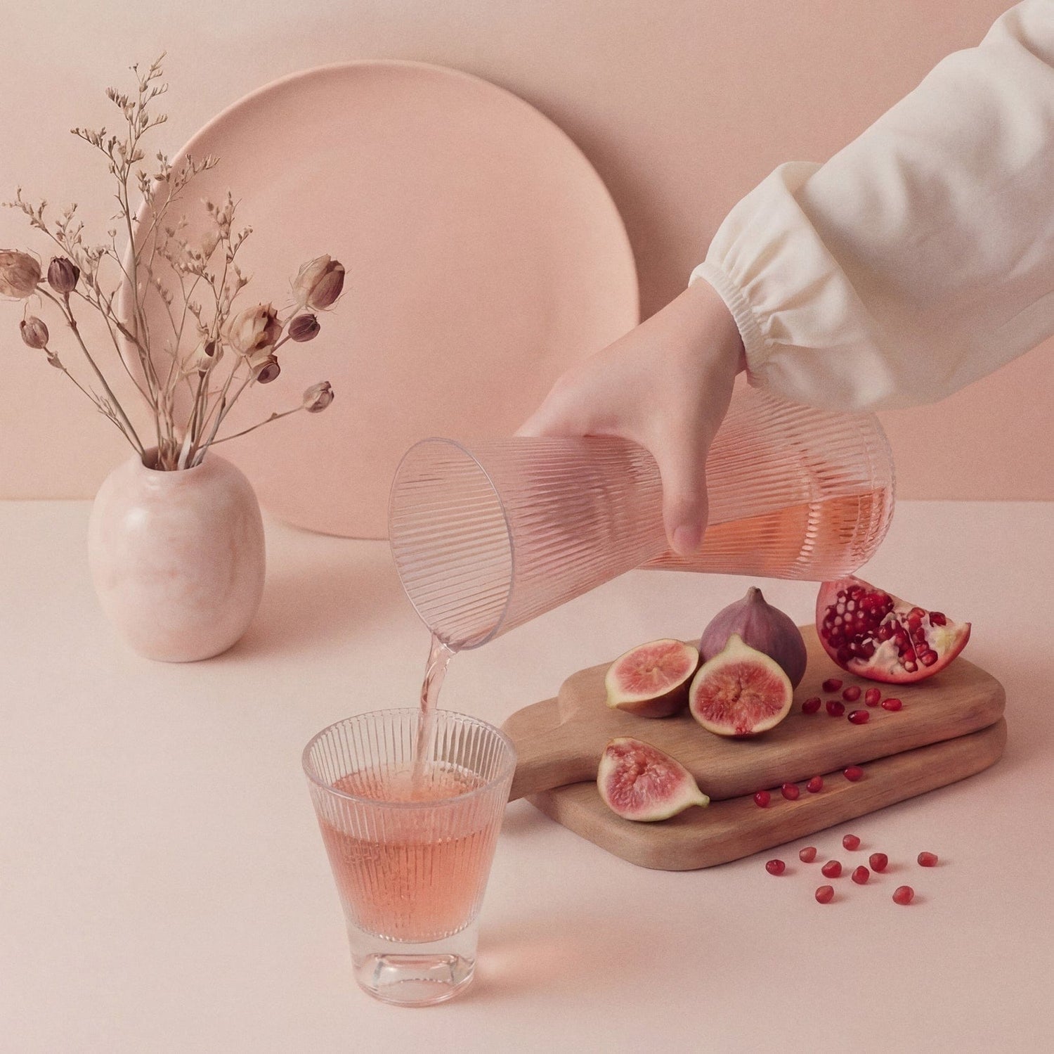 OZAIZ Clear Decanter Drinkware + Tumbler Set