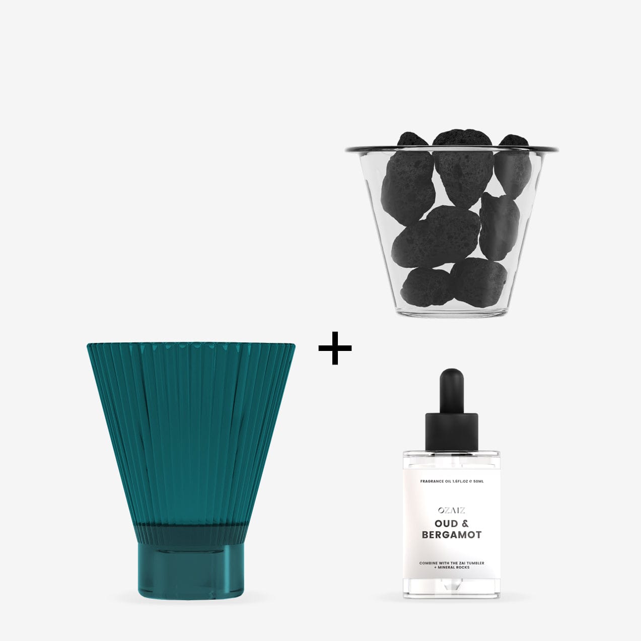OZAIZ Lava Rock Diffuser ZAI Lava Rock Diffuser - Cedar &amp; Black Cherry