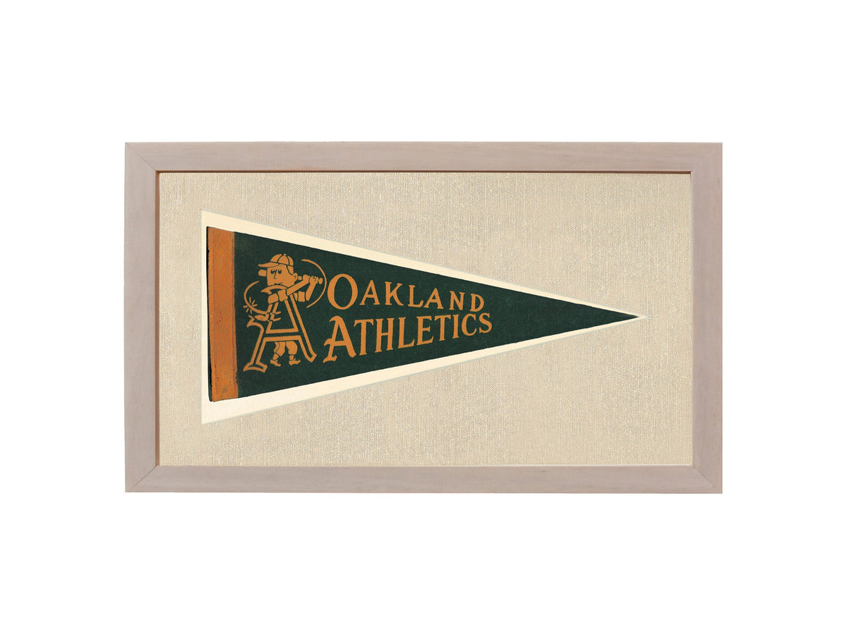 Vintage Oakland Athletics Pennant