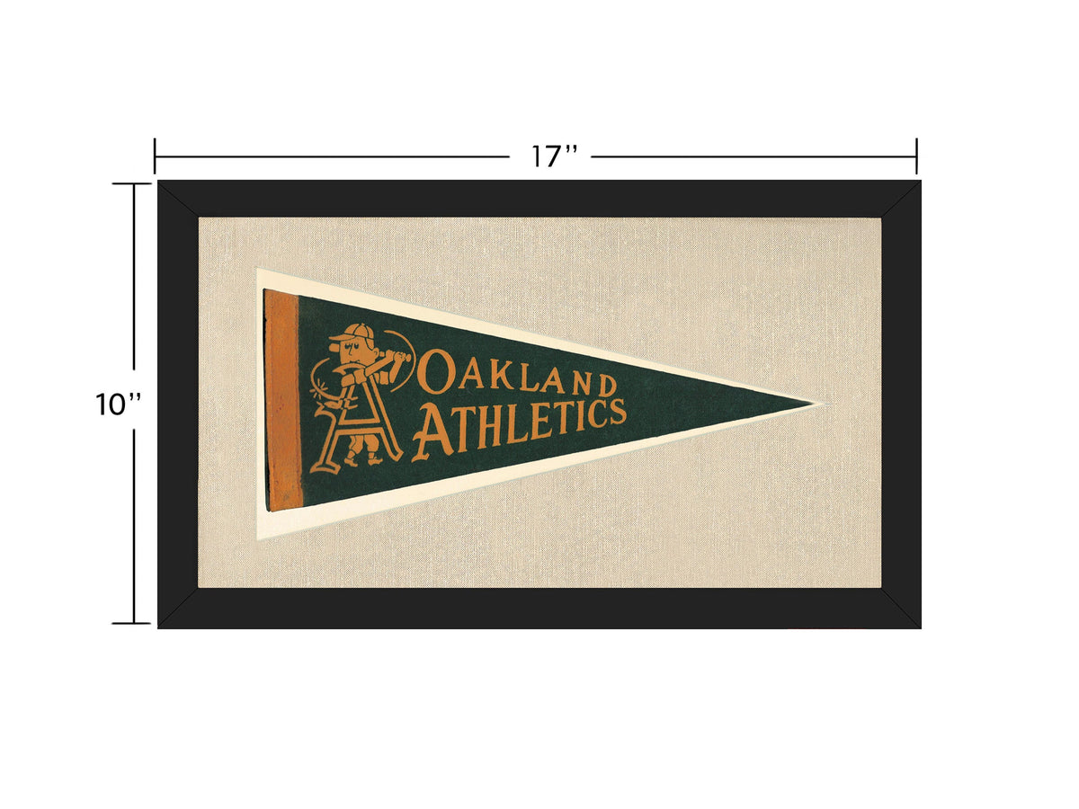 Vintage Oakland Athletics Pennant