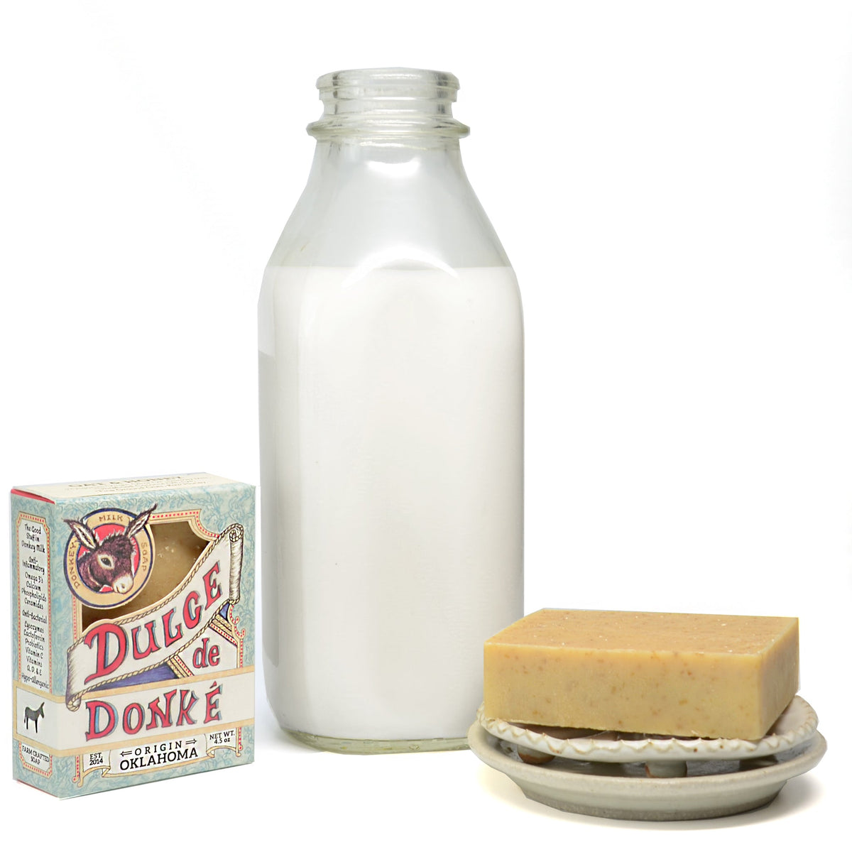 Colloidal Oat &amp; Honey Donkey Milk Soap 4.5 oz