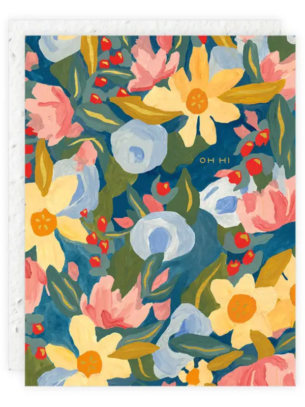 Oh Hi - Seeded Greeting Card - My American Goods