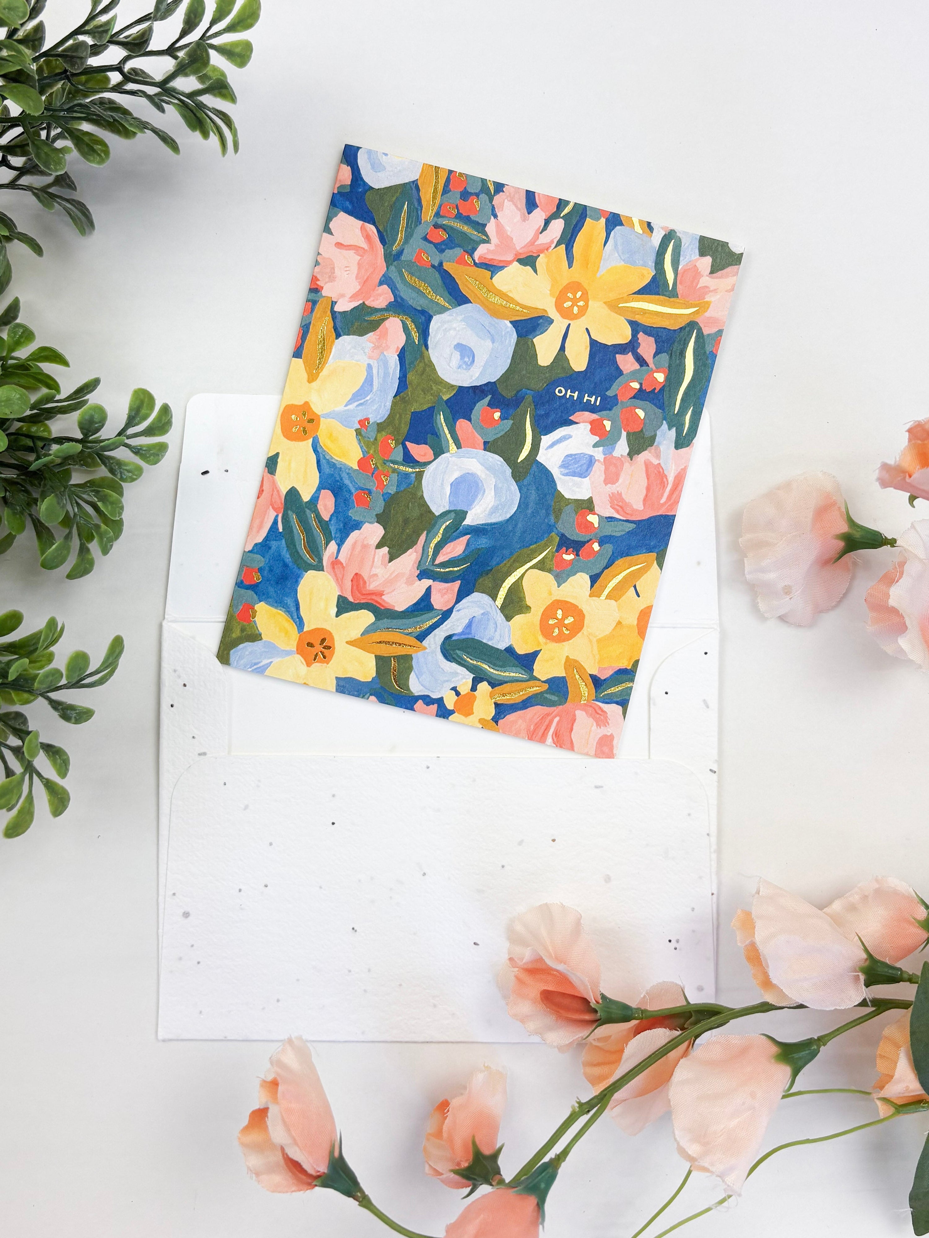 Oh Hi - Seeded Greeting Card