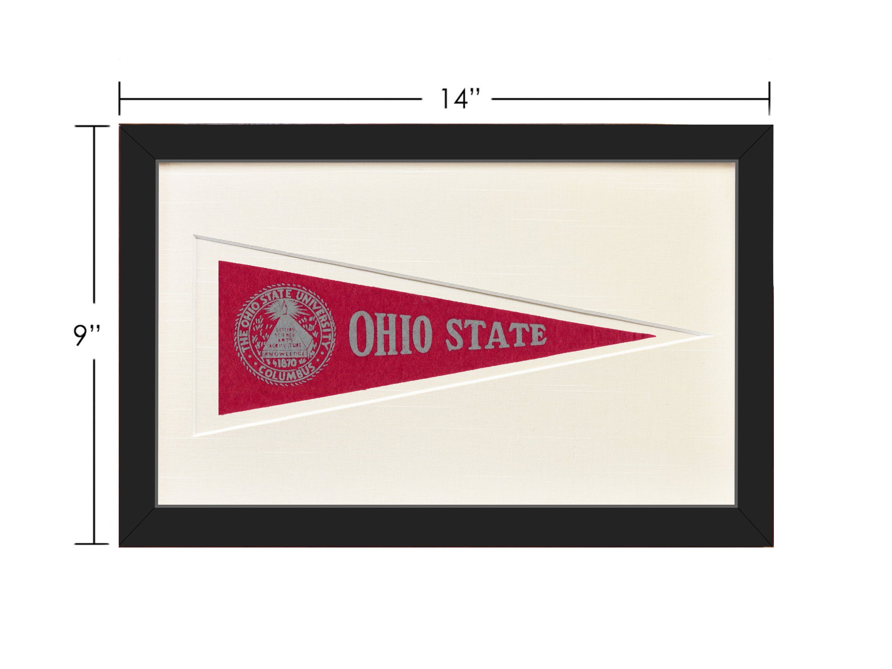 Americana Memories Vintage Ohio State University Hormel Pennant