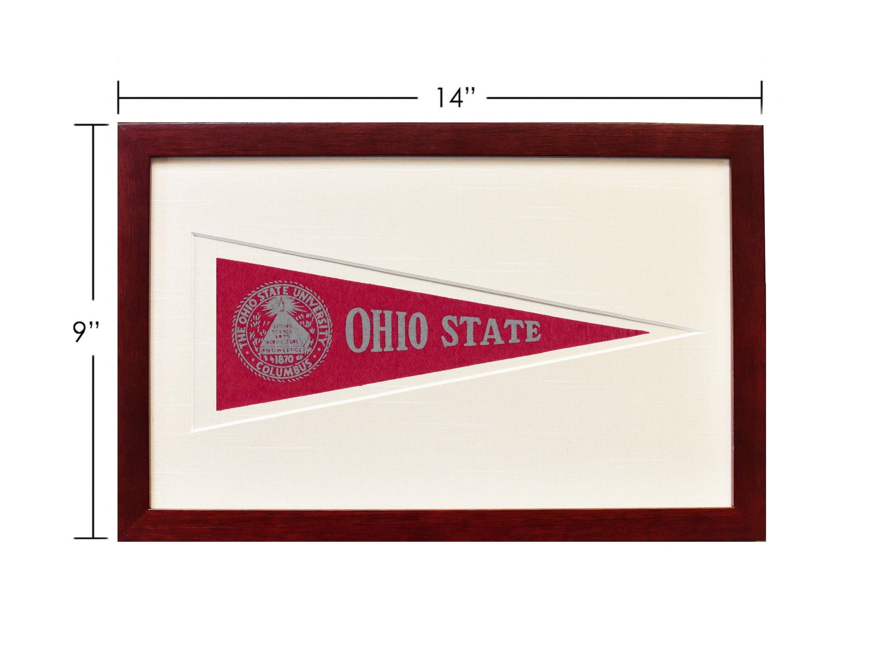 Americana Memories Vintage Ohio State University Hormel Pennant