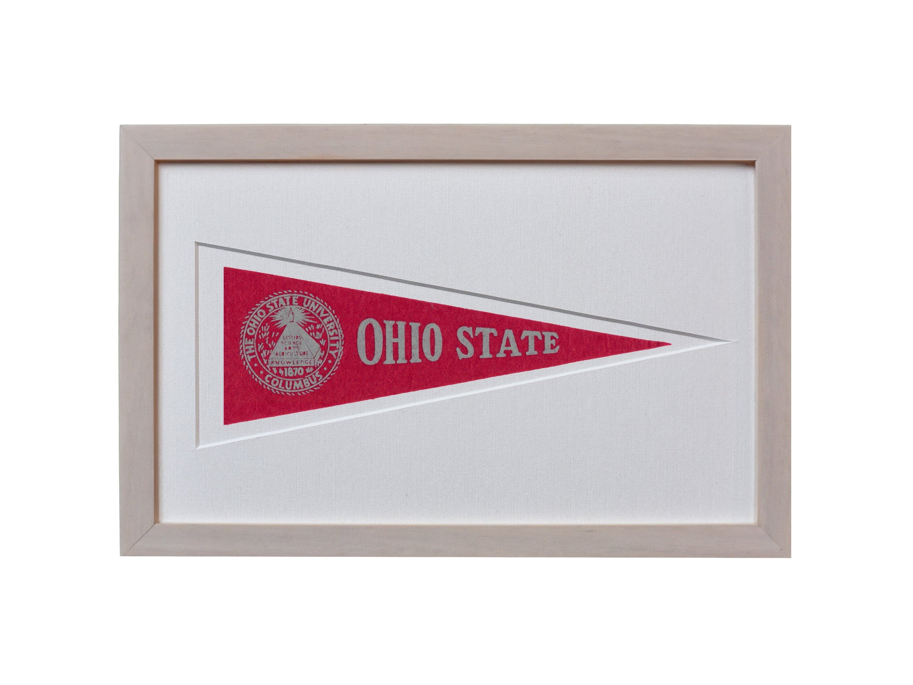Americana Memories Vintage Ohio State University Hormel Pennant
