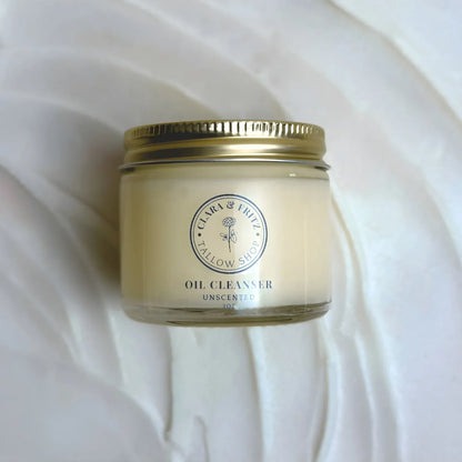 Clara &amp; Fritz Tallow Shop Facial Cleansers Unscented 2 oz Clara &amp; Fritz Tallow-Based Oil Cleanser